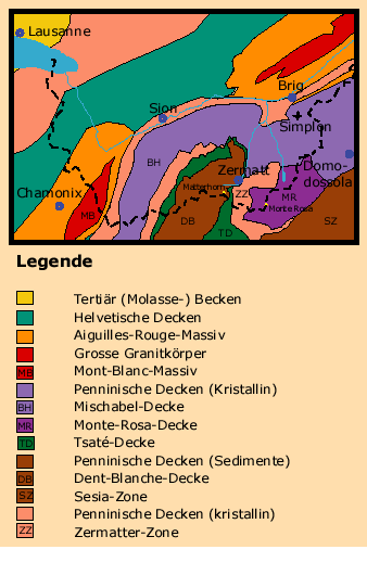geologische übersichtskarte